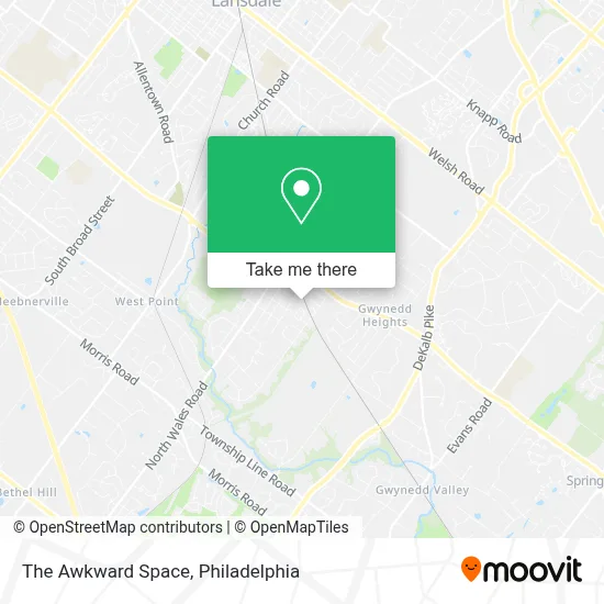 The Awkward Space map