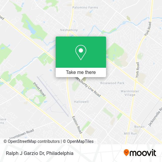 Ralph J Garzio Dr map