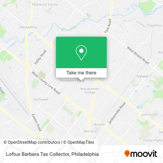 Mapa de Loftus Barbara Tax Collector