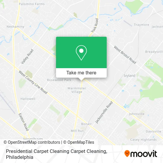 Mapa de Presidential Carpet Cleaning Carpet Cleaning