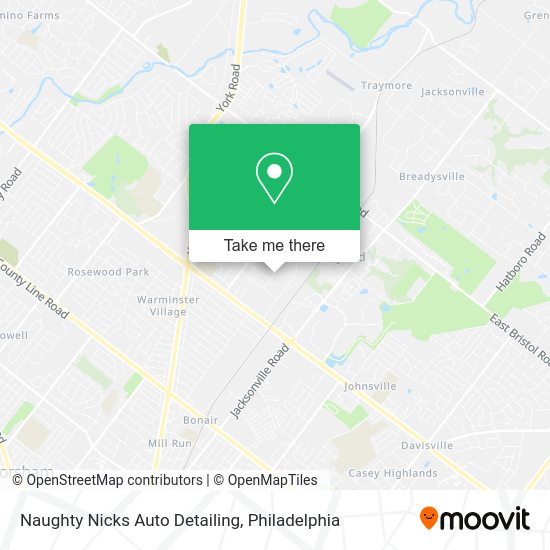 Naughty Nicks Auto Detailing map