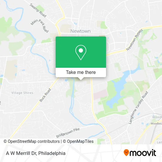 A W Merrill Dr map