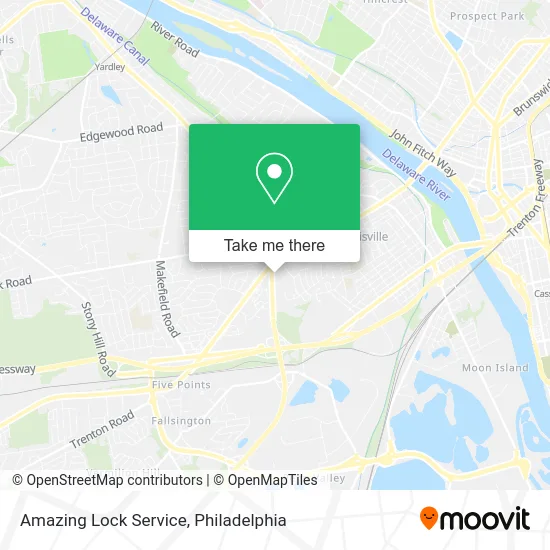 Amazing Lock Service map