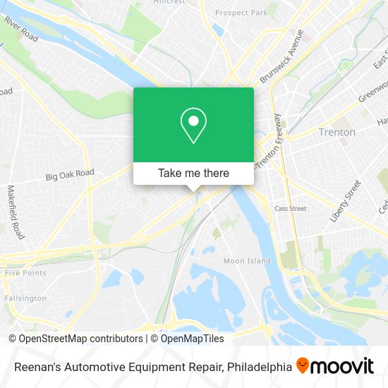 Reenan's Automotive Equipment Repair map
