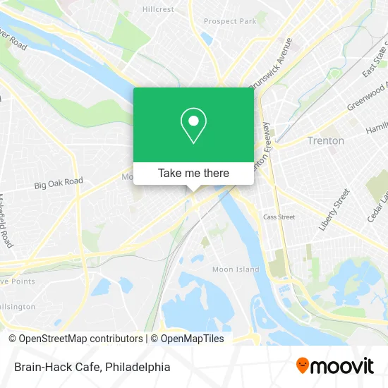 Brain-Hack Cafe map