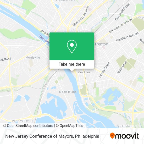 New Jersey Conference of Mayors map