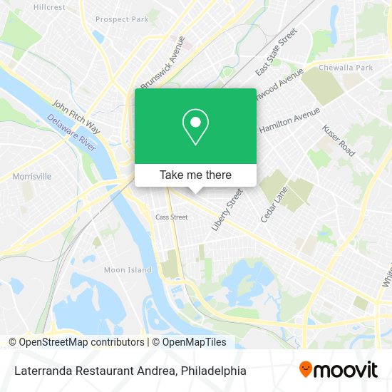 Laterranda Restaurant Andrea map