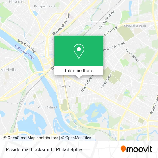 Residential Locksmith map