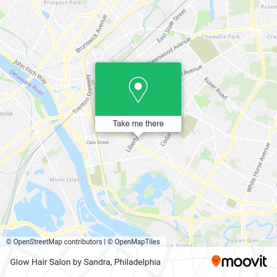 Mapa de Glow Hair Salon by Sandra