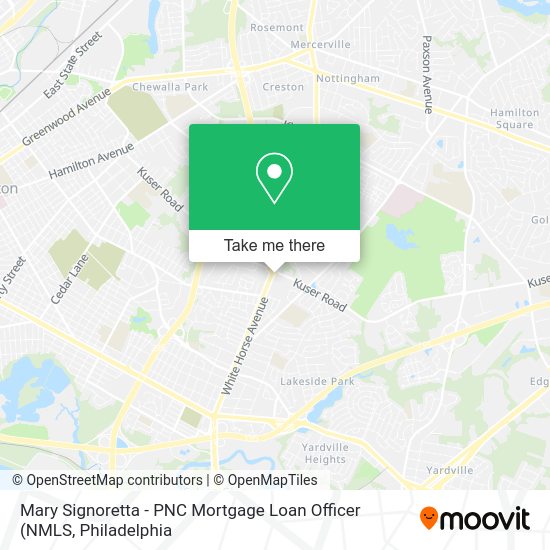 Mapa de Mary Signoretta - PNC Mortgage Loan Officer