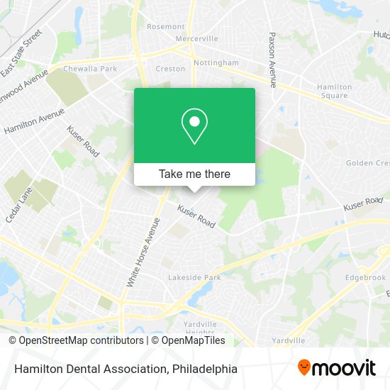 Mapa de Hamilton Dental Association