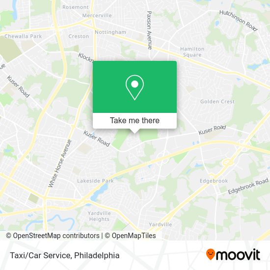 Mapa de Taxi/Car Service