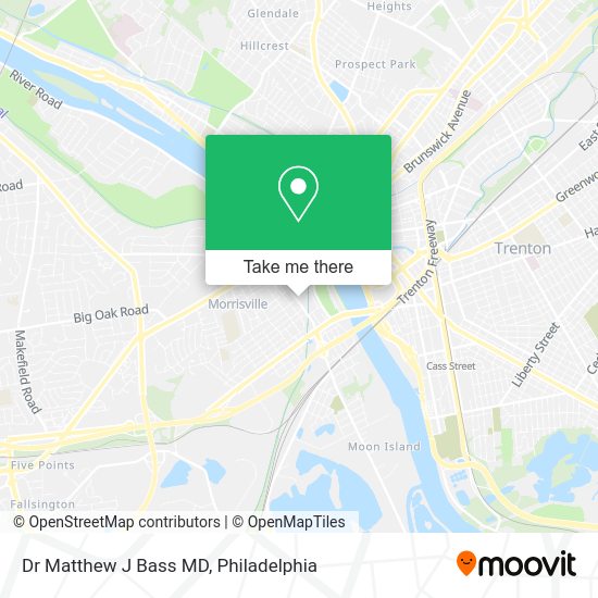 Mapa de Dr Matthew J Bass MD