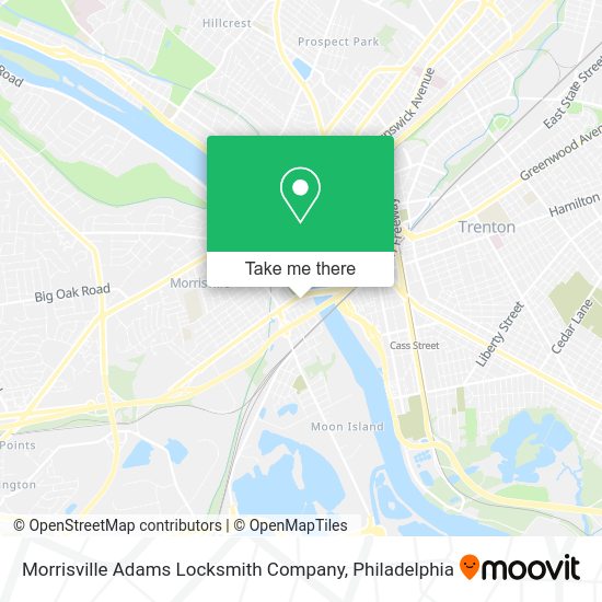 Morrisville Adams Locksmith Company map