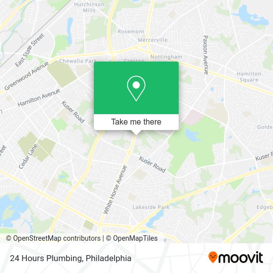 24 Hours Plumbing map