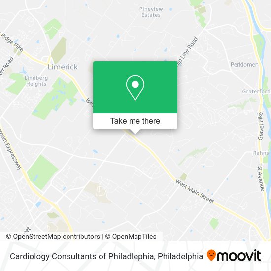 Mapa de Cardiology Consultants of Philadlephia