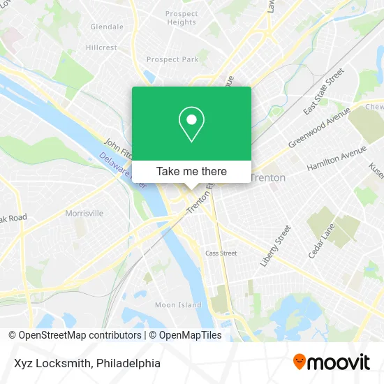 Xyz Locksmith map