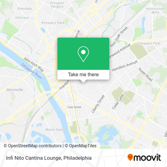 Infi Nito Cantina Lounge map