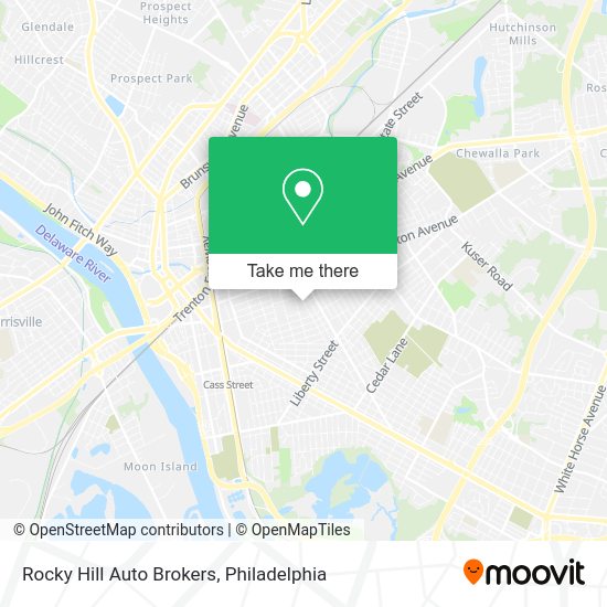 Rocky Hill Auto Brokers map