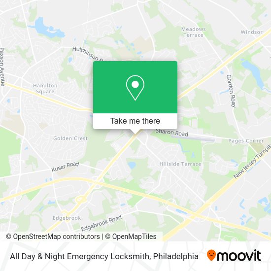 Mapa de All Day & Night Emergency Locksmith