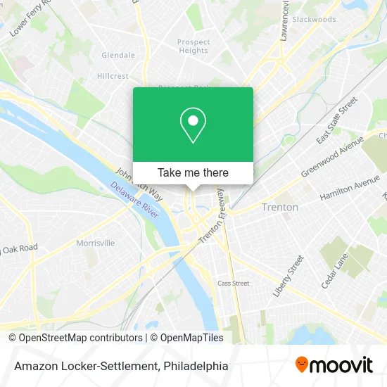 Amazon Locker-Settlement map
