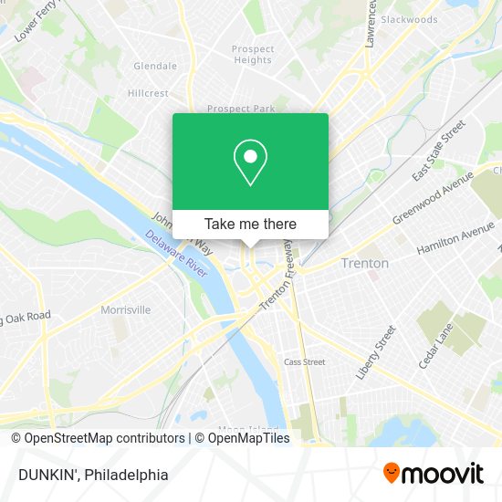 Mapa de DUNKIN'