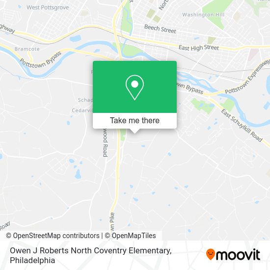 Owen J Roberts North Coventry Elementary map