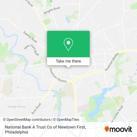 National Bank A Trust Co of Newtown First map