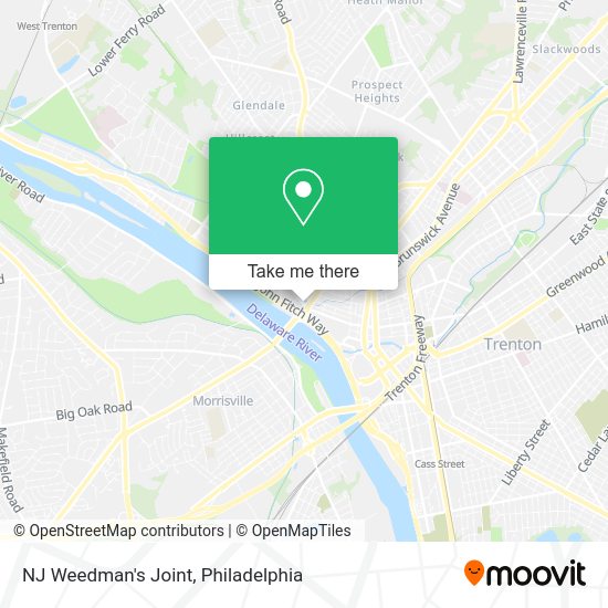 NJ Weedman's Joint map