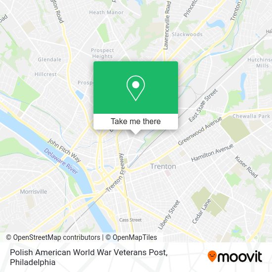 Polish American World War Veterans Post map