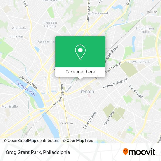 Mapa de Greg Grant Park