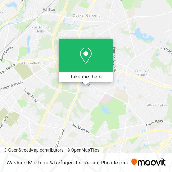 Washing Machine & Refrigerator Repair map