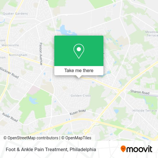 Mapa de Foot & Ankle Pain Treatment