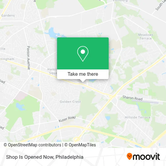 Shop Is Opened Now map