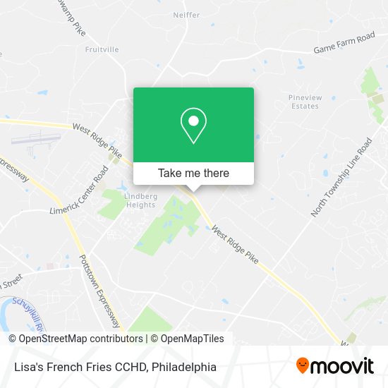 Mapa de Lisa's French Fries CCHD