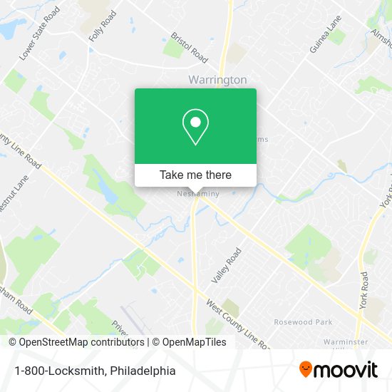 1-800-Locksmith map