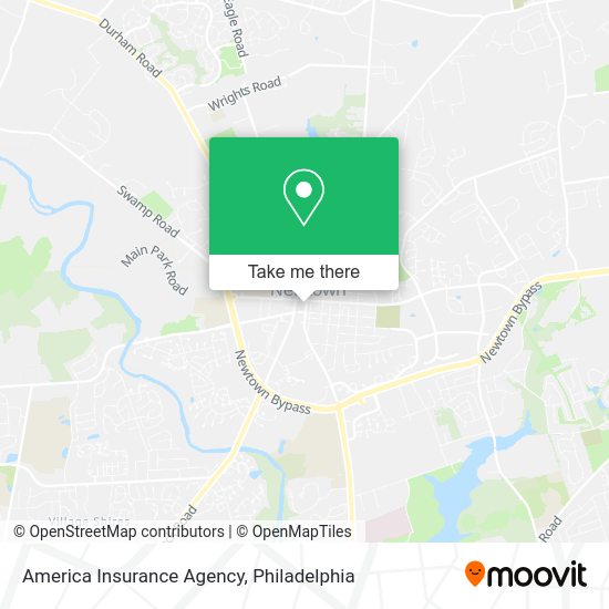 America Insurance Agency map