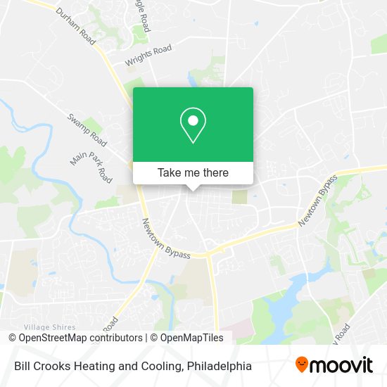Bill Crooks Heating and Cooling map