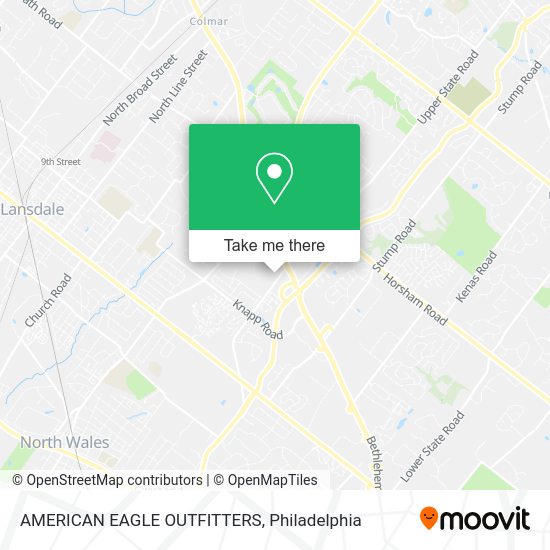 Mapa de AMERICAN EAGLE OUTFITTERS