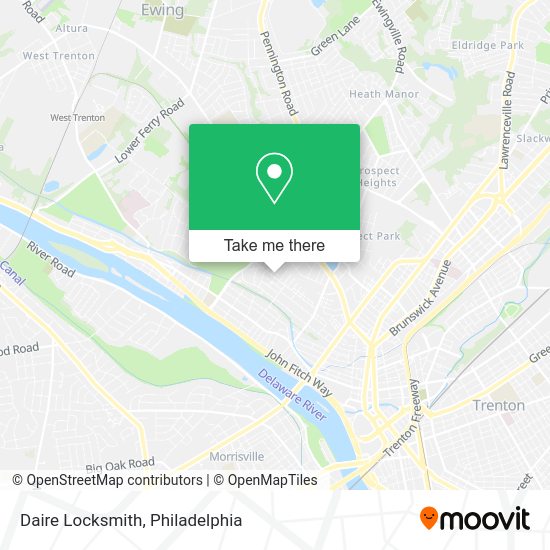 Daire Locksmith map