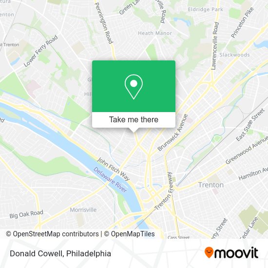 Mapa de Donald Cowell