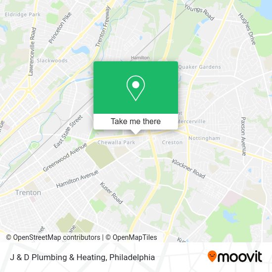 J & D Plumbing & Heating map