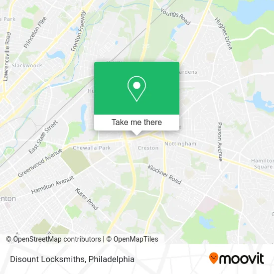 Disount Locksmiths map