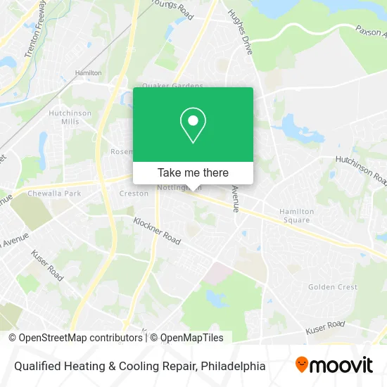 Mapa de Qualified Heating & Cooling Repair