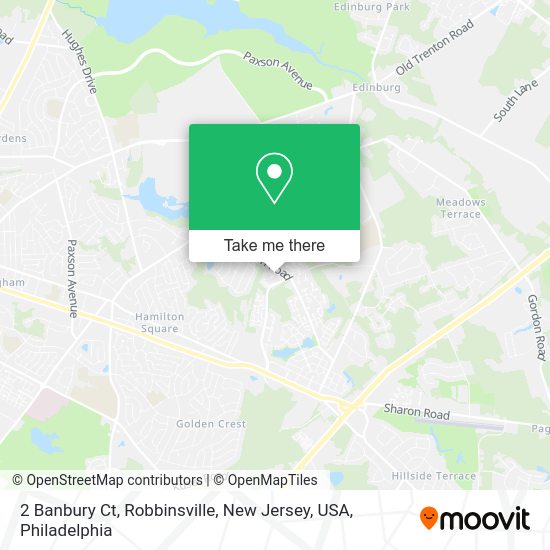 2 Banbury Ct, Robbinsville, New Jersey, USA map
