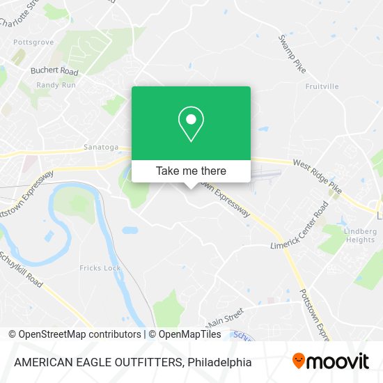 AMERICAN EAGLE OUTFITTERS map