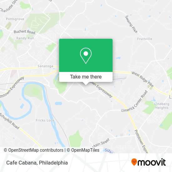 Mapa de Cafe Cabana