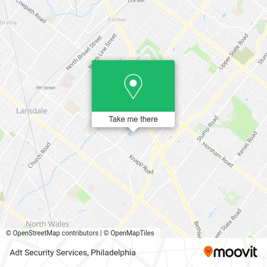 Adt Security Services map
