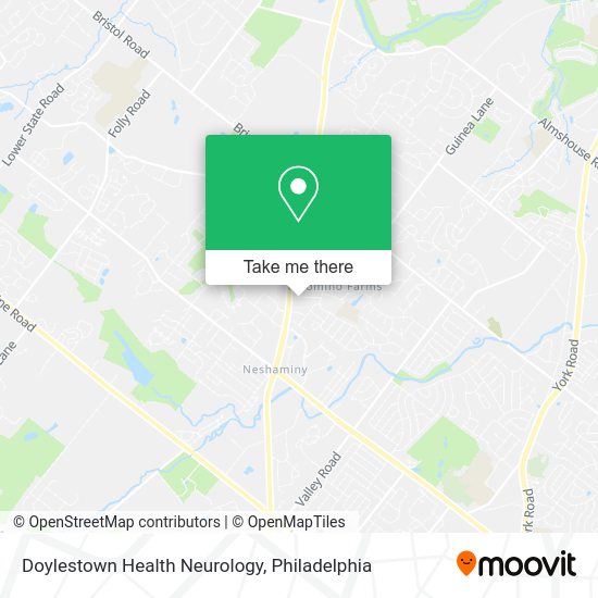 Mapa de Doylestown Health Neurology