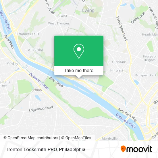 Trenton Locksmith PRO map